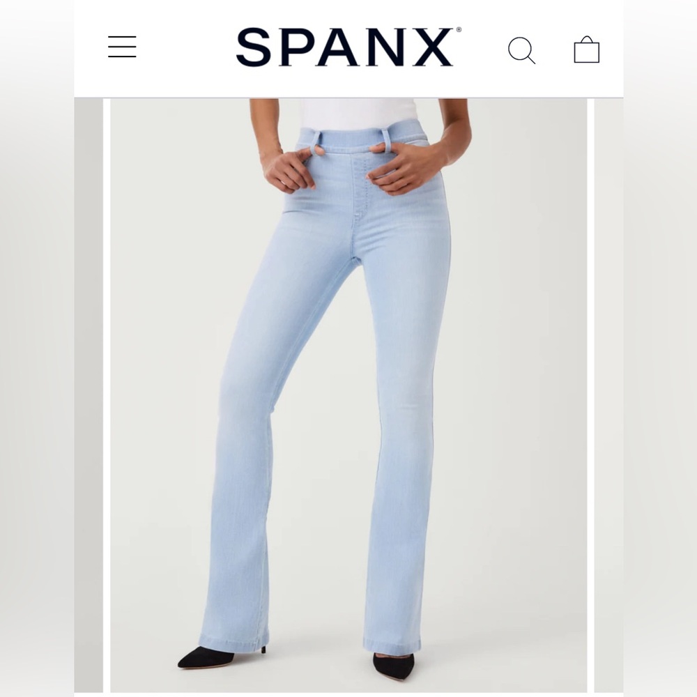 NWOT Spanx High Rise Flare Jean